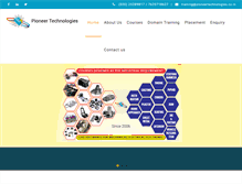 Tablet Screenshot of pioneertechnologies.co.in